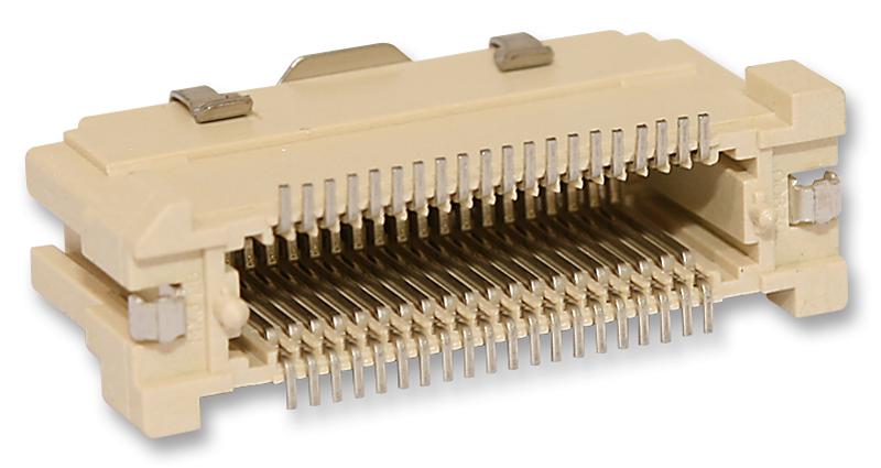 Molex 52901-0474 Mezzanine Connector Receptacle 0.635 mm 2 Rows 40 Contacts Surface Mount Copper Alloy