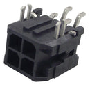 Molex 43045-0406 43045-0406 Pin Header Power 3 mm 2 Rows 4 Contacts Surface Mount Right Angle Micro-Fit 3.0 43045