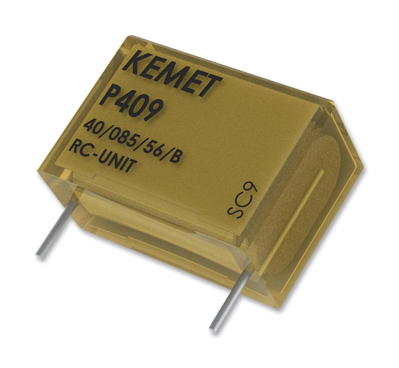 Kemet P409CE104M275AH330 Safety Capacitor Metallized Paper Radial Box - 2 Pin 0.1 &micro;F &plusmn; 20% X2 Through Hole