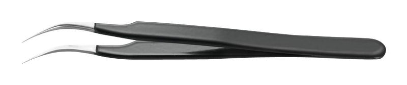 Duratool DT000011 Tweezer ESD Curve Pointed Stainless Steel 120 mm