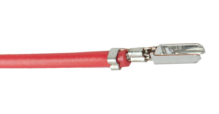 Molex 215711-2122 215711-2122 Cable Assembly Crimp Pin to Free End 5.9 " 150 mm CLIK-Mate OTS 215711 Red