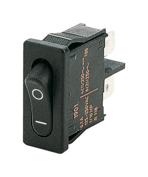 Marquardt 1901.1103 Rocker Switch On-Off Spst Non Illuminated Panel Mount Black 1900 Series New