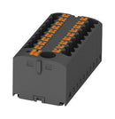 Phoenix Contact PTFIX 6/6X25 BK Panel Mount Barrier Terminal Block 24 A 500 V 7 Pole 3 Push In 12 AWG