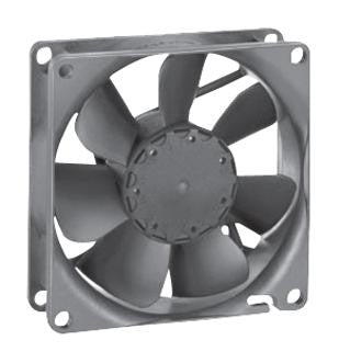 EBM-PAPST 8414NLU AXIAL FAN, 80MM, 24VDC, 19.4CFM, 17DBA