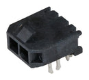 Molex 43650-0204 Wire-To-Board Connector 3 mm 2 Contacts Header Micro-Fit 3.0 43650 Series Through Hole 1 Rows