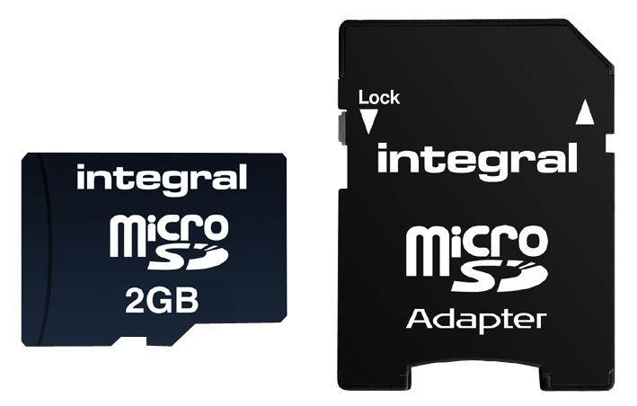 Integral INMSD2GV2 Flash Memory Card Microsd 2 GB