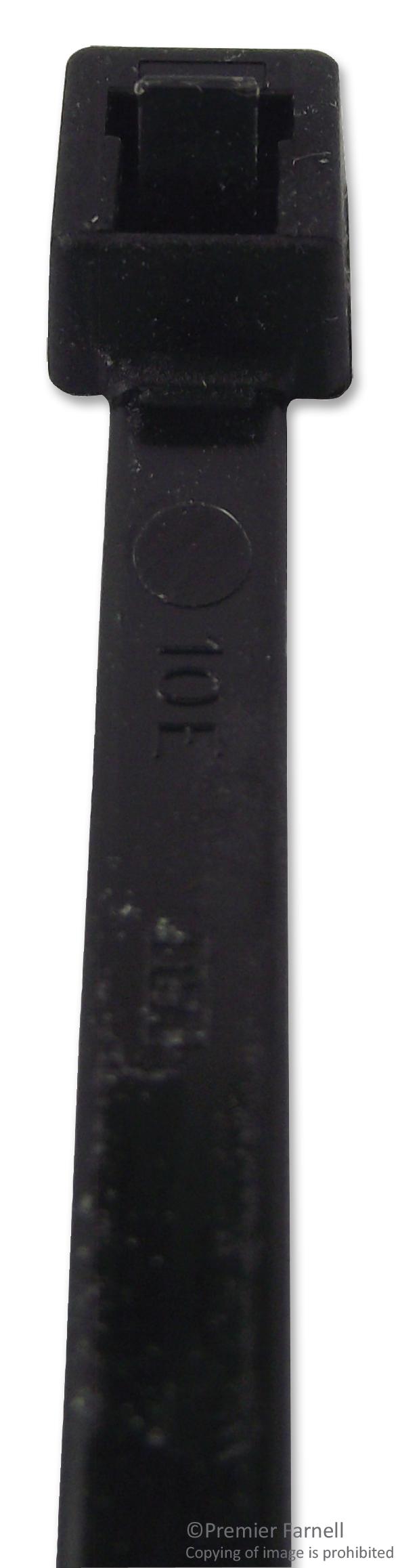 HELLERMANNTYTON RELK2M.NB3P Cable Tie, Nylon 6.6 (Polyamide 6.6), Black, 250 mm, 4.6 mm, 65 mm, 50 lb