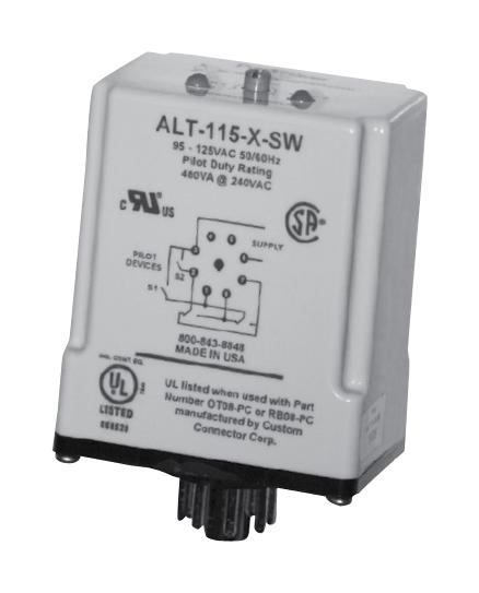 Littelfuse ALT115-X-SW Power Relay Dpdt 240VAC Socket