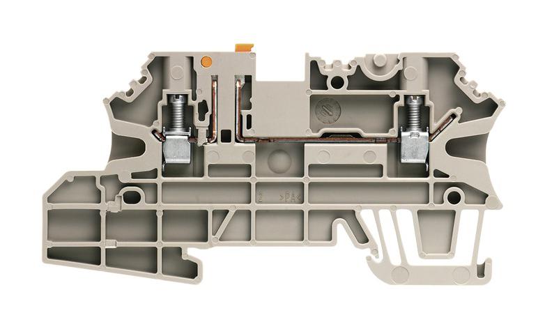 Weidmuller 1143020000 DIN Rail Terminal Block 2POS 12AWG