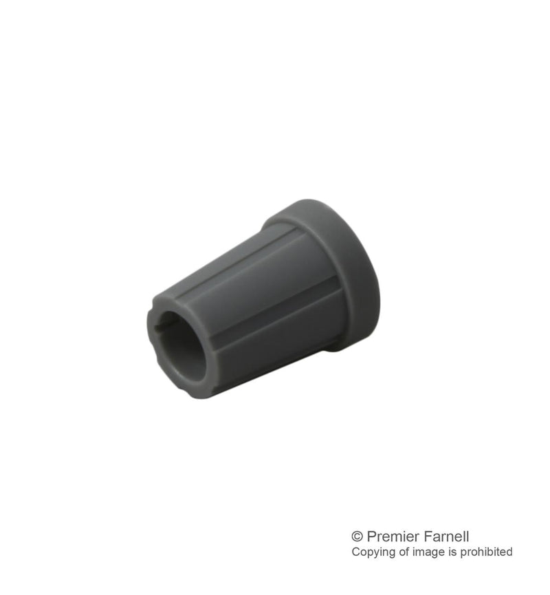 MULTICOMP CP-AA15-180D/B5 Knob, Flatted Shaft, 6 mm, Plastic, Round with Top Indicator Line, 15 mm