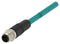 TE Connectivity TAD1413A201-150 Sensor Cable D-Code M12 Plug Free End 4 Positions 15 m 49.2 ft