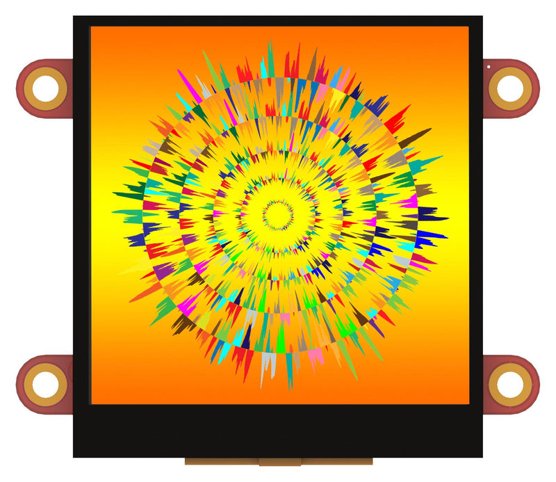 4D Systems PIXXILCD-25P4-CTP PIXXILCD-25P4-CTP HMI Panel LCD TFT Display 280 cd/m2 240 x Pixels 15 Way FPC