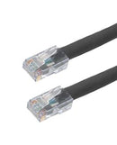 L-COM TRD524HF-BLK-25F Enet Cord CAT5E RJ45 PLUG-PLUG 25 New