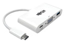 TRIPP-LITE U444-06N-VU-C USB-C TO VGA Adapter W/USB-A & PD White