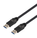 L-COM CAU3HFAA-BLK-105M CAU3HFAA-BLK-105M USB Cable 3.0 Type A PLUG-A Plug 1.5M New