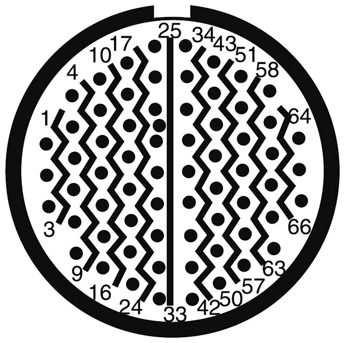 Amphenol LTD D38999/26WF35SN-LC D38999/26WF35SN-LC Circular Connector MIL-DTL-38999 Series III Straight Plug 66 Contacts