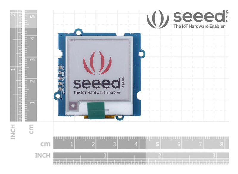 Seeed Studio 104020129 Display Board Triple Colour E-Ink 1.54'' 3.3V / 5V Arduino