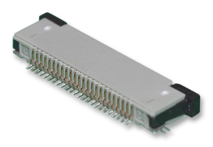 JST (JAPAN Solderless TERMINALS) 24FLZ-SM2-TB(LF)(SN) 24FLZ-SM2-TB(LF)(SN) FFC / FPC Board Connector 0.5 mm 24 Contacts Receptacle FLZ Surface Mount