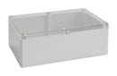 Bopla 02240300 Euromas Polycarbonate Enclosure W/CLEAR LID Painted 240 X 160 90MM RAL7035 Light Grey 03AH6706