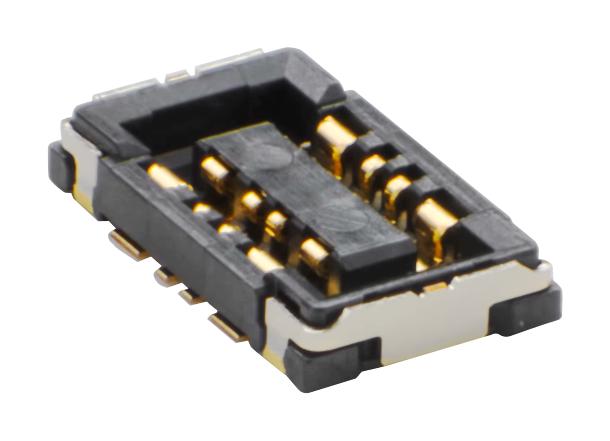 HIROSE(HRS) BM29B0.6-2DS/2-0.35V(53) Mezzanine Connector Receptacle 0.35 mm 2 Rows 4 Contacts Surface Mount Phosphor Bronze