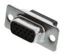 Molex / FCT 173109-0036 D Sub Connector Housing 15 Ways High Density DE 173109 Series Receptacle Steel Body