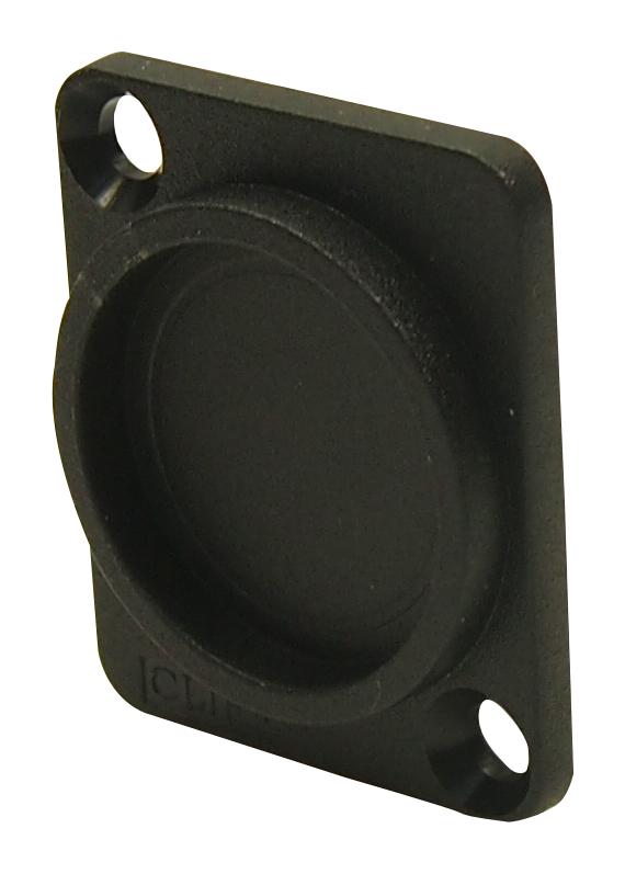 Cliff Electronic Components CP30300 CP30300 Connector Accessory 3mm Black Plastic Recess Plate Countersunk Holes