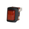 Multicomp PRO MP005739 Pushbutton Switch Spst Rectangular Raised Red