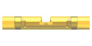 AMP - TE Connectivity 327638 327638 Butt Splice Yellow Pidg 16 AWG 10 6.64 mm&Acirc;&sup2; Nylon (Polyamide)