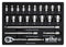 Wiha 44708 44708 Wrench Set Ratchet 23 Pieces 3/8"