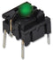 Multimec 5GTH93522 Tactile Switch 5G Series Top Actuated Through Hole Plunger for Cap 350 gf