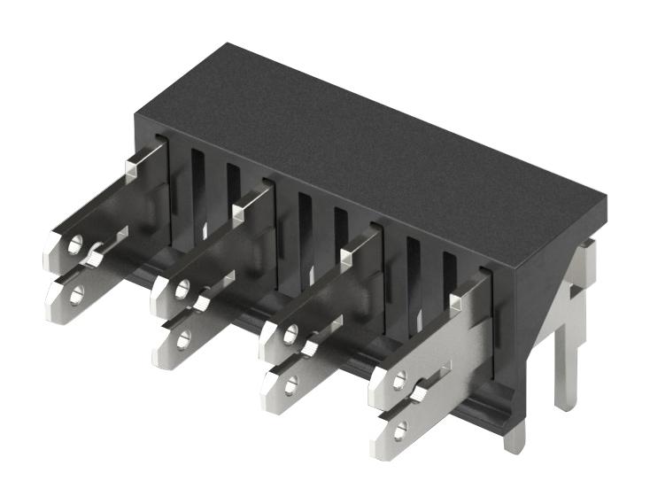 Wurth Elektronik 638307122004 638307122004 Rectangular Power Connector R/A 4 Contacts WR-FAST PCB Mount Through Hole 7.62 mm Header