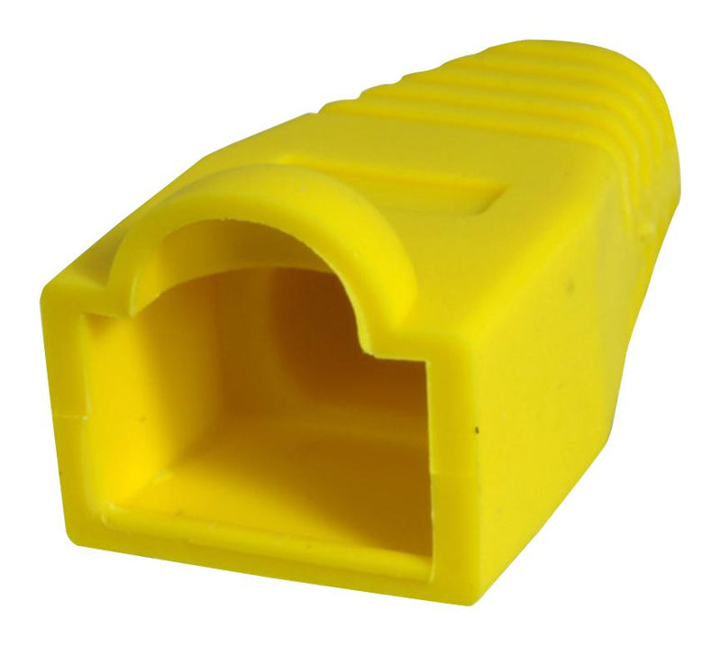 AIM Cambridge - Cinch Connectivity 32-2900YE Boot RJ45 Plug Conn 1POS PVC Yellow