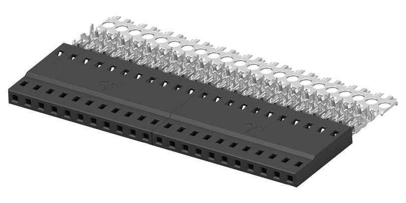 TE Connectivity 1-2317206-1 Rectangular Connector Ampmodu 11 Contacts Receptacle 2 mm IDC / IDT 1 Row