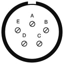 Amphenol LTD D38999/26FD5PB-LC D38999/26FD5PB-LC Circular Connector MIL-DTL-38999 Series III Straight Plug 5 Contacts