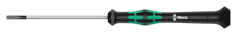 WERA 118010 3.0mm x 80mm Kraftform Micro Round Blade Screwdriver for Slotted Screws