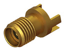 Amphenol SV Microwave 1521-60051 RF / Coaxial Connector 2.92mm Straight Jack Board Edge End Launch 50 ohm