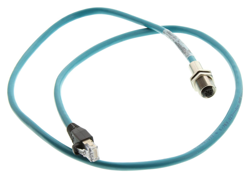 Molex 130058-0025 Sensor Cable Brad RJ45 Plug to M12 Receptacle 1 m 3.3 ft Ultra-Lock 130058 Series