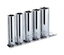 Facom RL.41E Socket Set 5 x 1/4" Long-Reach Metric 6 Point 10/11/12/13/14mm RLA Sockets CKS.89 Metallic Rack