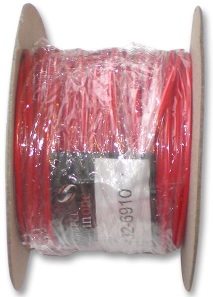 Staubli 61.7605-22 Wire Stranded Silivolt&Acirc;&reg; 1V Super Flex Silicone Rubber Red 20 AWG 0.5 mm&Acirc;&sup2; 82 ft 25 m