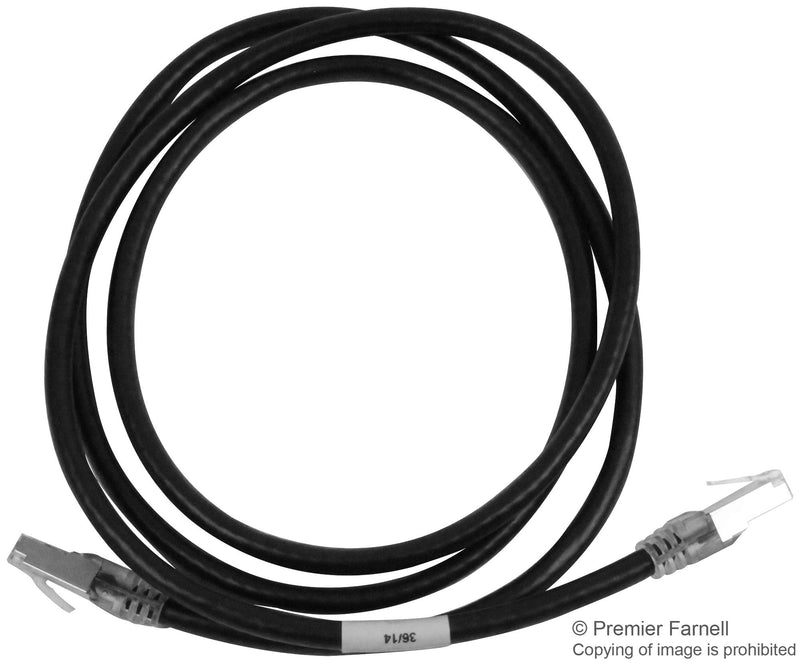 Amphenol PCD RJFSFTP5E0152 Sftp Ethernet Cable CAT5E 5FT Black