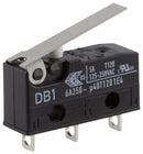 ZF Electronics DB1C-A1LC DB1C-A1LC Microswitch Subminiature Roller Lever Spdt Solder 6 A