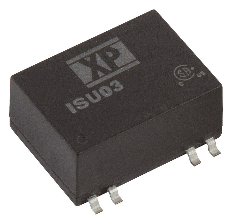 XP Power ISU0305S05 Isolated Board Mount DC/DC Converter ITE 1 Output 3 W 5 V 600 mA