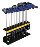 Klein Tools JTH68M Hex Key Set T Handle With Stand 2 mm - 10 6 &quot; 8 Piece