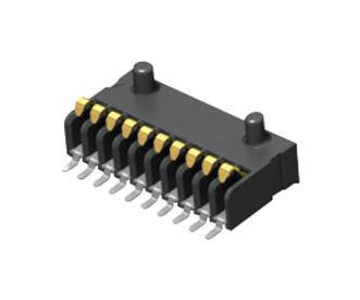 Samtec SIBF-10-F-S-AD SIBF-10-F-S-AD Spring Loaded Connector Compression 1.27 mm 1 Row 10 Contacts Surface Mount