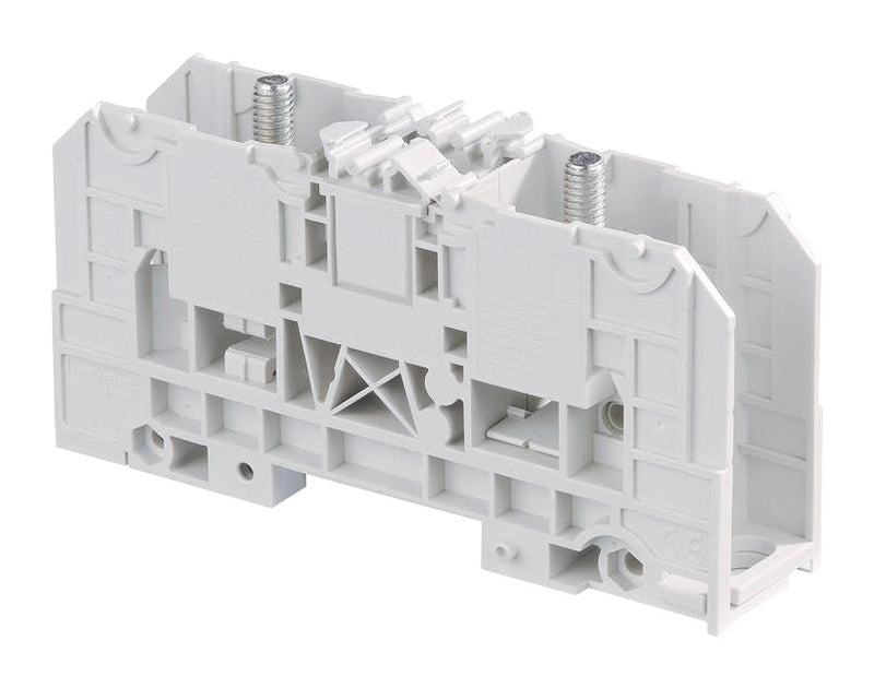 Entrelec UK 1SNA190001R2000 DIN Rail Mount Terminal Block 2 Ways 1 AWG 35 mm&sup2; Stud 125 A