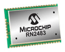 Microchip RN2483A-I/RM104 Transceiver Module FSK Gfsk Lora 300Kbps 870MHz -146 dBm 2.1V to 3.6V Supply I2C SPI Uart