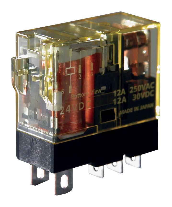 Idec RJ2S-CL-D24 Power Relay Dpdt 24 VDC 8 A RJ Series Socket Non Latching