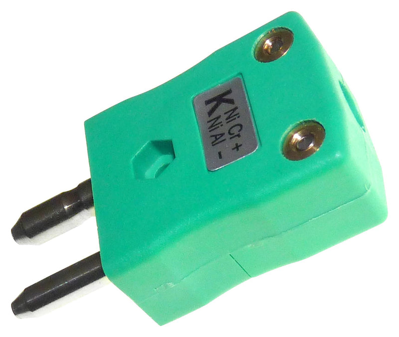 LABFACILITY IS-K-M (IEC) Thermocouple Connector, Plug, Type K, IEC, Standard