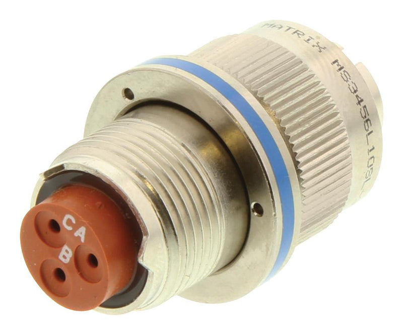 Amphenol Aerospace MS3456L10SL-3S Circular Connector Plug 3POS 10SL-3