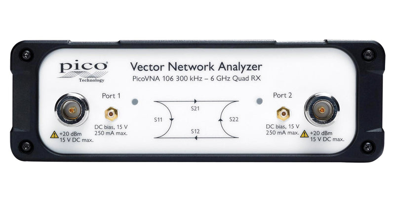 Pico Technology PICOVNA 106 PICOVNA 106 Vector Network Analyser PC Based 300kHz to 6GHz 3 Years